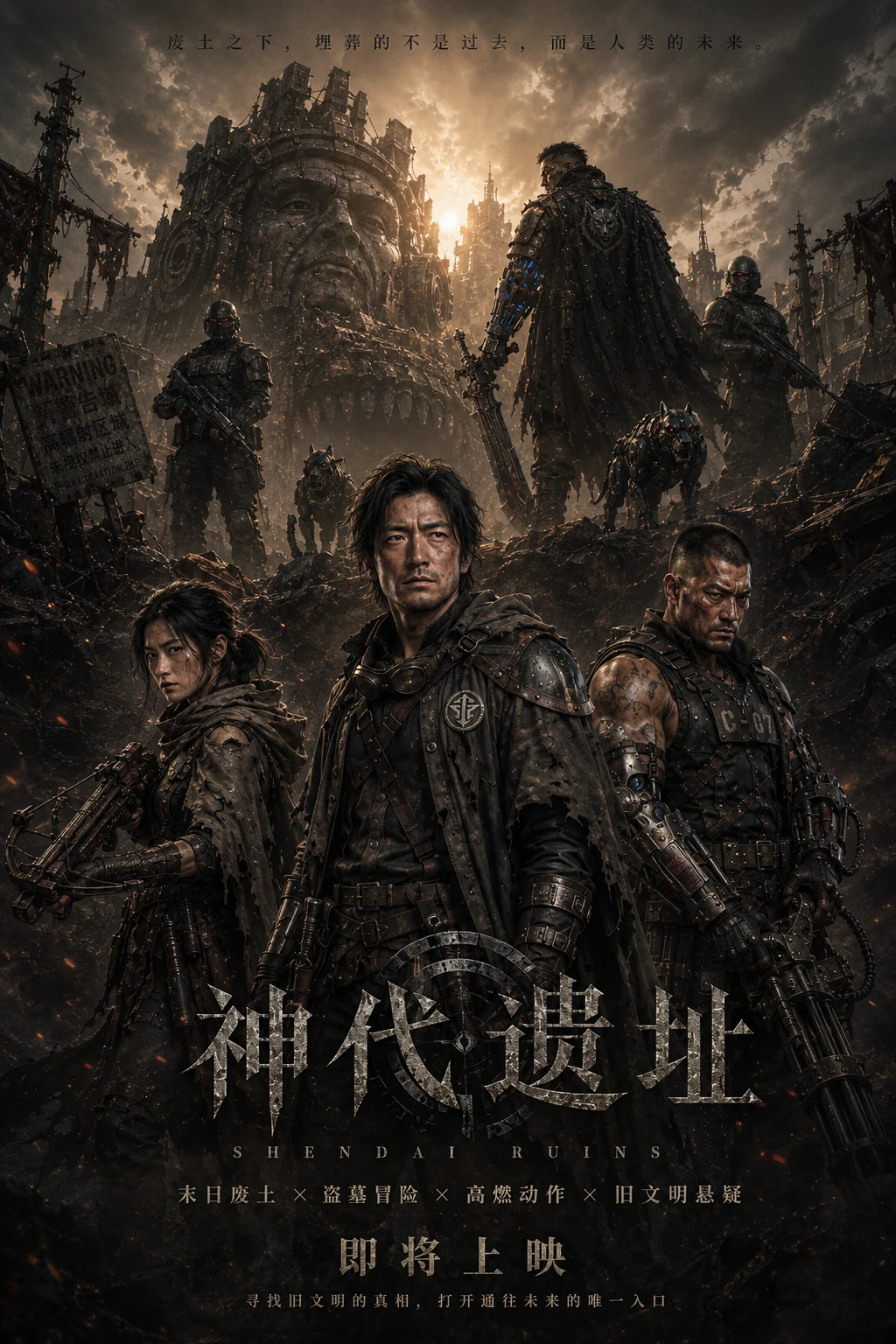 《神代遗址》真人剧短片海报
